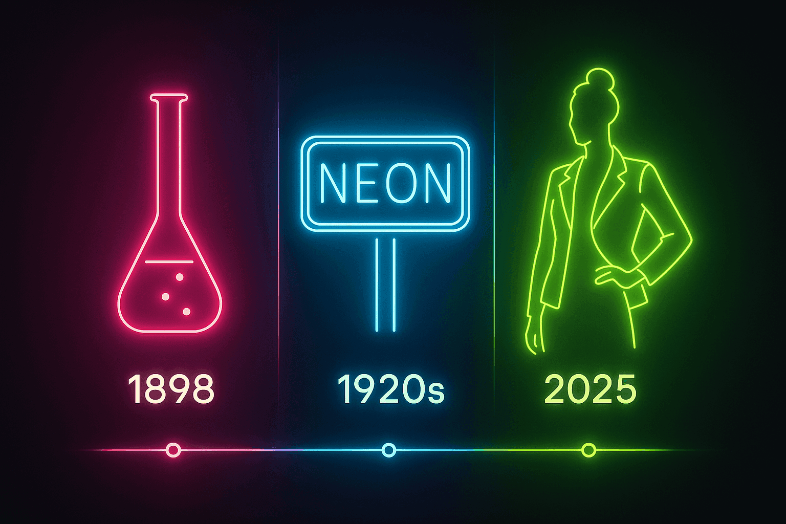 Neon: Vom wissenschaftlichen Durchbruch zum strahlenden Fashion-Comeback 2025